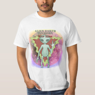 T-shirt Un Alien TBA One Earth Invasion