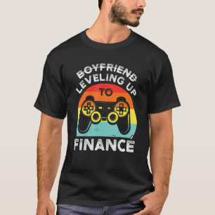 T-shirt Un ami de sexe masculin Levelup Financ Boyfriend