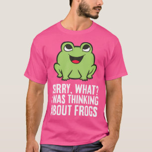 T-shirt Un Amoureux De La Grenouille Désolé Ce Que Je Pens