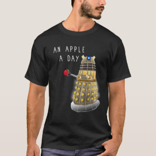 T-shirt Un Apple par jour garde le docteur loin de l'essen