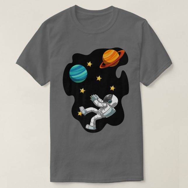 T-shirt Un astronaute ennuyeux  (Design devant)