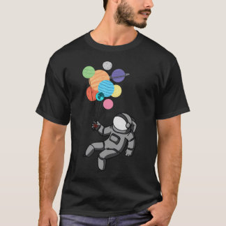 T-shirt Un astronaute flotte