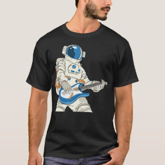 T-shirt Un astronaute joue de la guitare