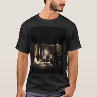 T-shirt Un Astronaute Regardant Dans La Fenêtre
