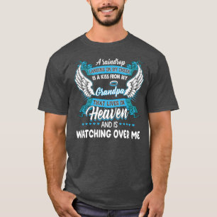 T-shirt Un Atterrissage En Pluie Sur Ma Joue Est Un Baiser
