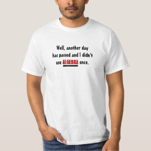 T-shirt Un autre jour passé, n'a pas utilisé des chemise