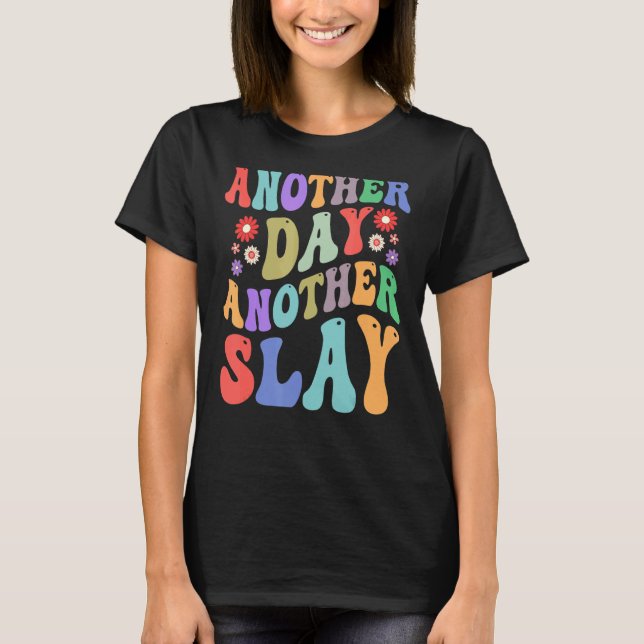 T-shirt Un autre jour Un autre Super Inspirée Positive (Devant)