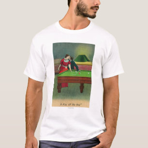 T-shirt Un baiser outre du rouge