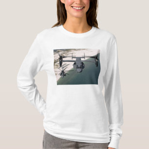 T-shirt Un balbuzard CV-22 et un MH-53 pavent le bas
