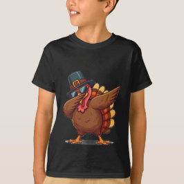 T-shirt Un Beau Dabbing Drôle Turquie Thanksgiving