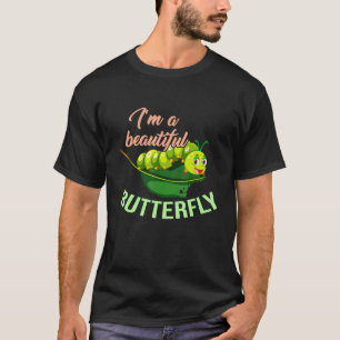 T-shirt Un beau papillon Chenilles Cycle de vie Inse