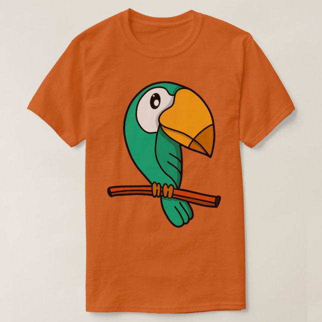 T-shirt Un Beau Perroquet (Design devant)