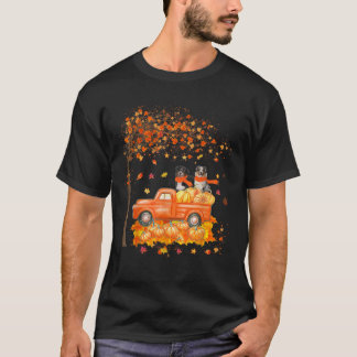 T-shirt Un Berger Australien À L'Épreuve Sur Un Camion Tha