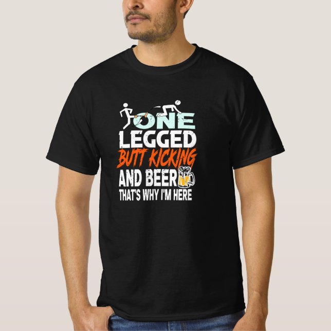 T-shirt Un Beurre À Jambe - Pourquoi je suis ici (Devant)