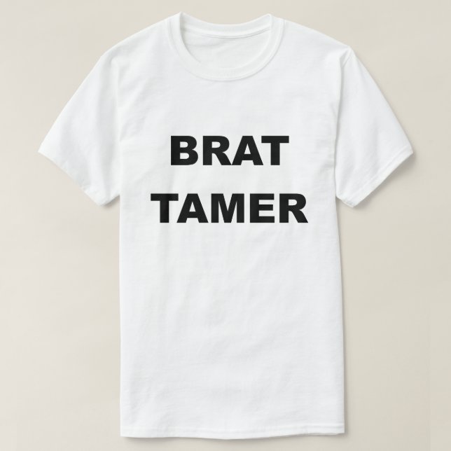 T-shirt Un blanc plus docile de pièce en t de gosse (Design devant)