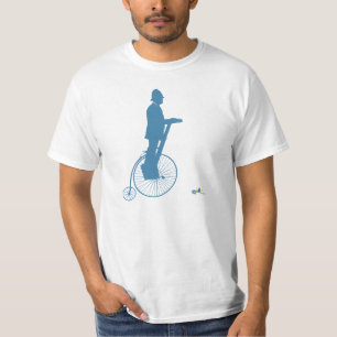 T-shirt Un Bobby sur un Segway-Penny-Quart de penny