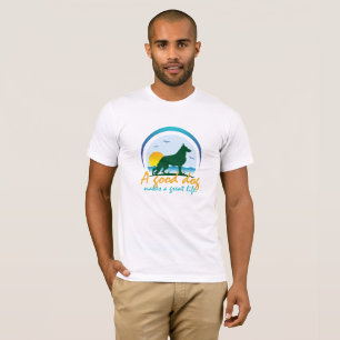 T-shirt Un bon chien fait une grande vie