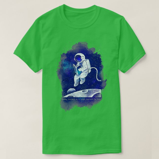 T-shirt Un bon moment pour lire (Design devant)