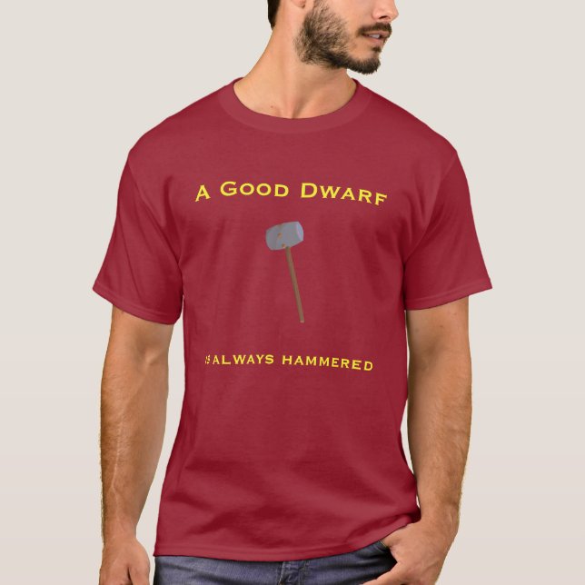 T-shirt Un bon nain (foncé) (Devant)