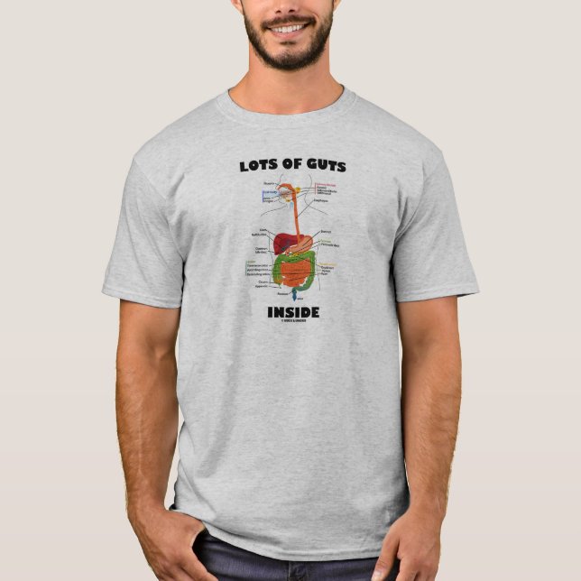 T-shirt Un bon nombre d'intérieur d'entrailles (appareil (Devant)