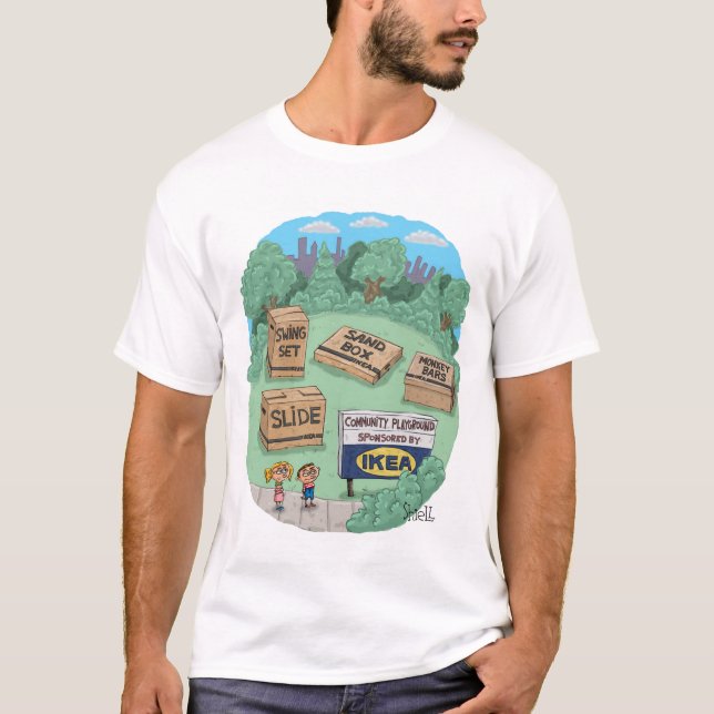 T-shirt Un cadeau amusant pour Ikea et les fans de bricola (Devant)