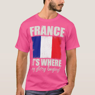 T-shirt Un cadeau cool patriotique pour la France Fière