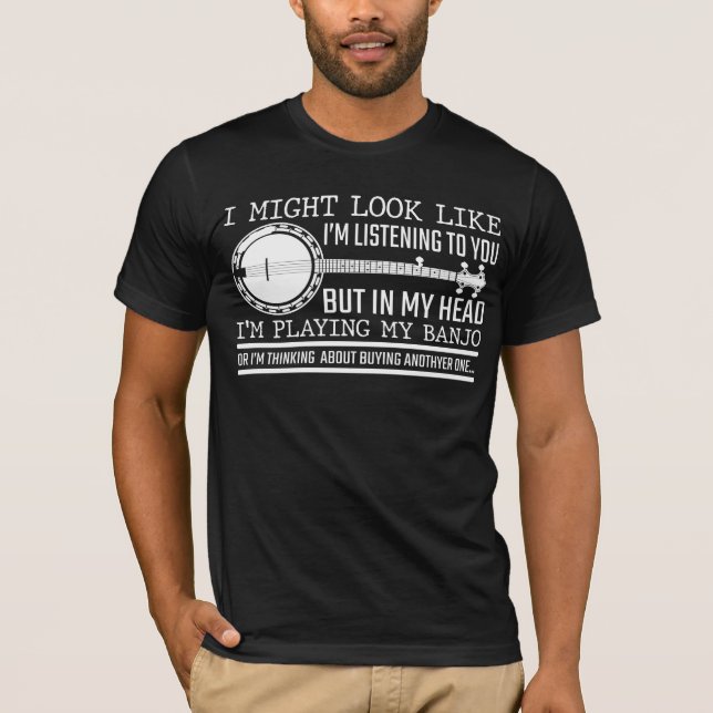 T-shirt Un cadeau de Funny Banjo Player pour les amateurs  (Devant)