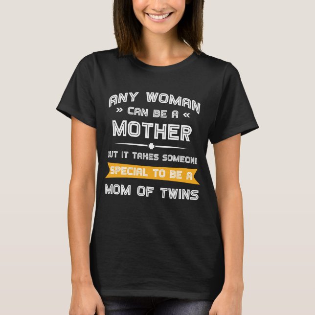 T-shirt Un cadeau de la Fête des Mères pour sa mère (Devant)