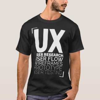 T-shirt Un cadeau de processus de conception Ux pour l'exp
