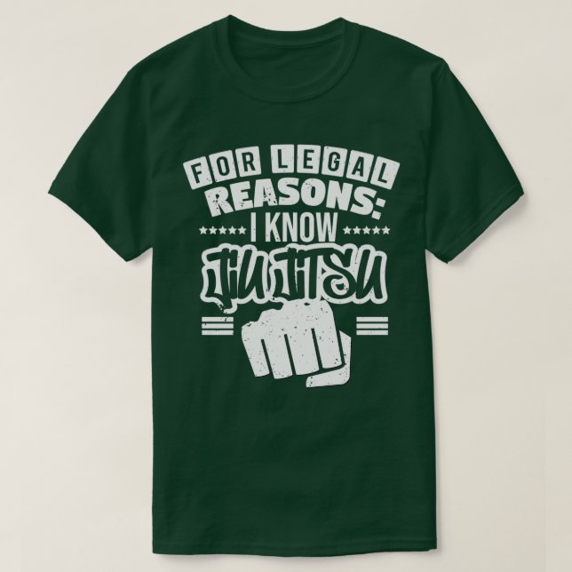 T-shirt Un cadeau génial pour JIUjitsu fighter (Design devant)