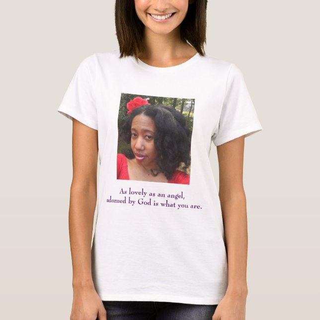 T-shirt Un cadeau pour sa photo (Devant)