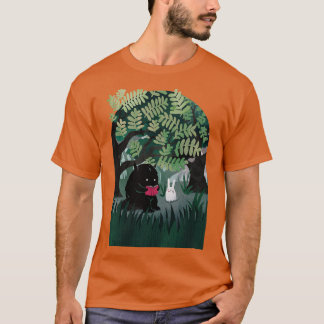 T-shirt Un calme en vert