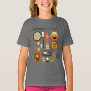 T-shirt Un campeur heureux