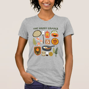 T-shirt Un campeur heureux