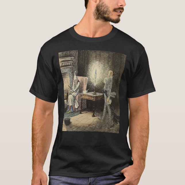 T-shirt Un Carol Scrooge de Noël Le fantôme de Jacob Mar (Devant)