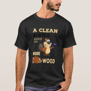 T-shirt Un castor propre gagne toujours plus d'animaux en