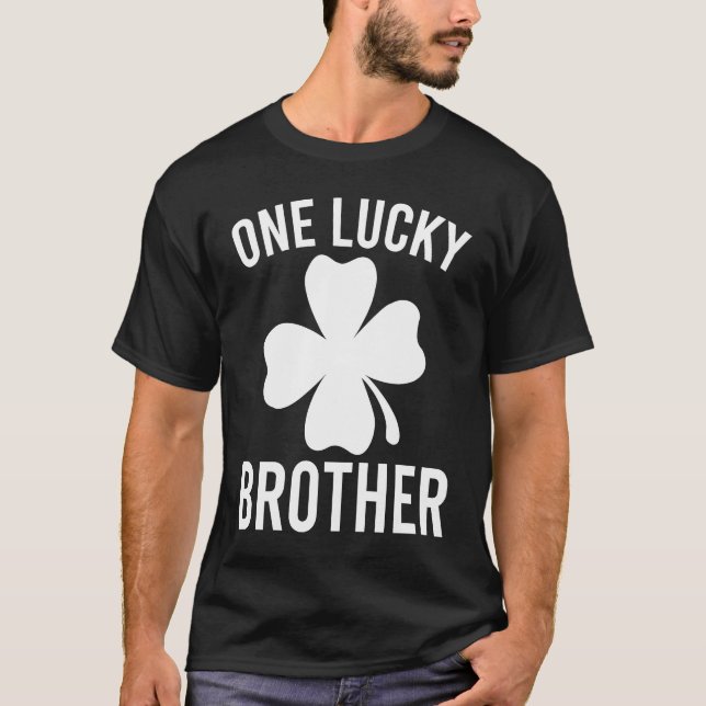T-shirt Un Chanceux Frère Jour de la Saint Patrick Bro Iri (Devant)