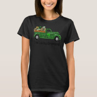 Un Chanceux Grand-pop vert Plaid Truck Shamrocks P