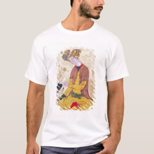 T-shirt Un chasseur frottant son faucon