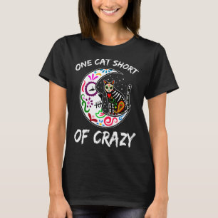 T-shirt Un chat à l'exception de Crazy Sugar Moon crâne et