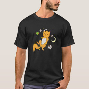 T-shirt Un chat astronaute dans l'espace