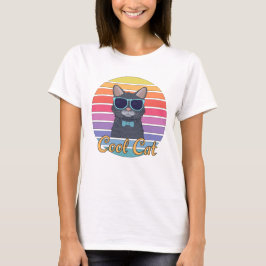 T-shirt Un chat Cool