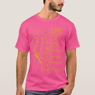 T-shirt Un Chat N'Est Pas Juste Un Chat Amoureux des chats