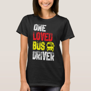 T-shirt Un Chauffeur D'Autobus Aimé Transport Scolaire Pas
