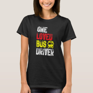 T-shirt Un Chauffeur D'Autobus Aimé Transport Scolaire Pas