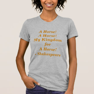 T-shirt Un cheval !