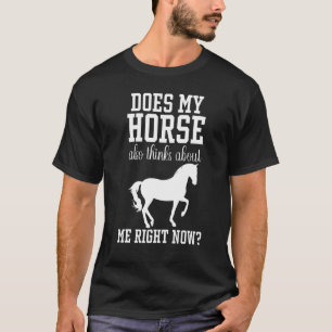 T-shirt Un cheval disant fou pour les chevaux Galopp disan