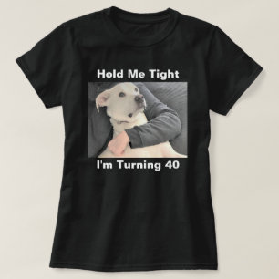 T-shirt Un chien blanc mignon a peur de tourner 40 Funny B