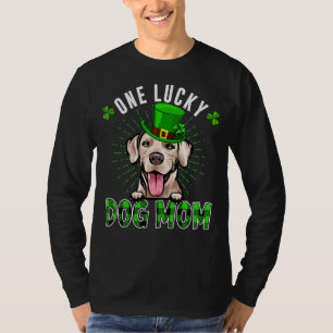 T-shirt Un chien chanceux maman Labrador maman Jour de la 