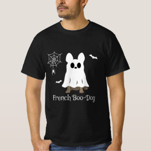 T-shirt Un chien de taureau français à Halloween